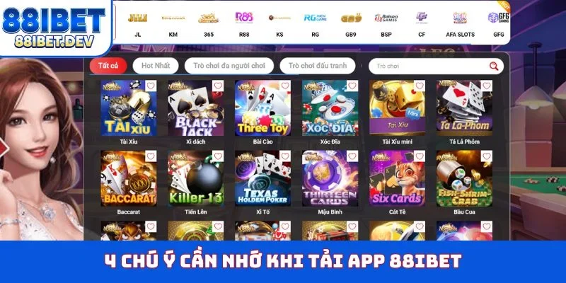 4 chú ý cần nhớ khi tải app 88IBET