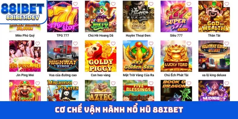 Cơ chế vận hành nổ hũ 88IBET