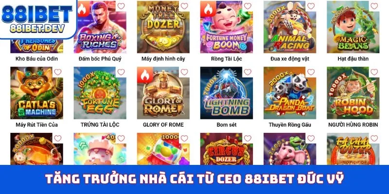 Tăng trưởng nhà cái từ CEO 88IBET Đức Vỹ